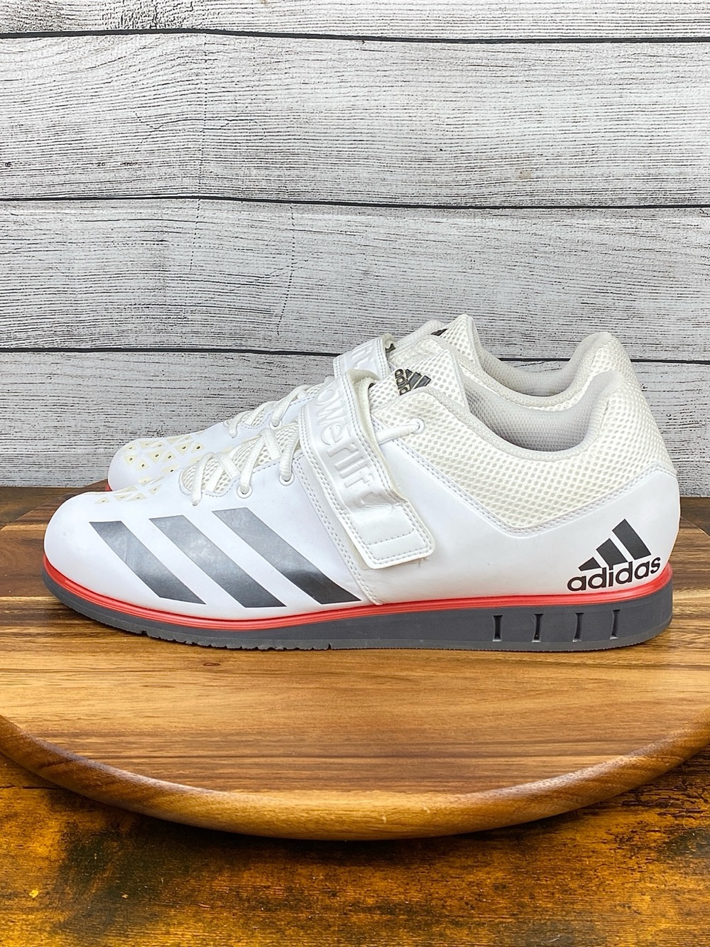 Adidas Powerlift 3.1 White Night Metallic Weightlifting Shoes BA8018 Men’s 14.5